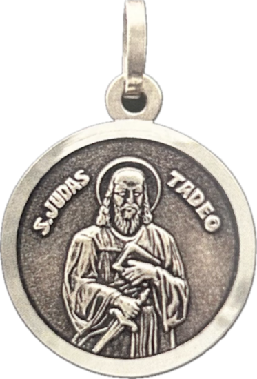 MEDAILLE JUDAS THADDÄUS 925 Sterlingsilber